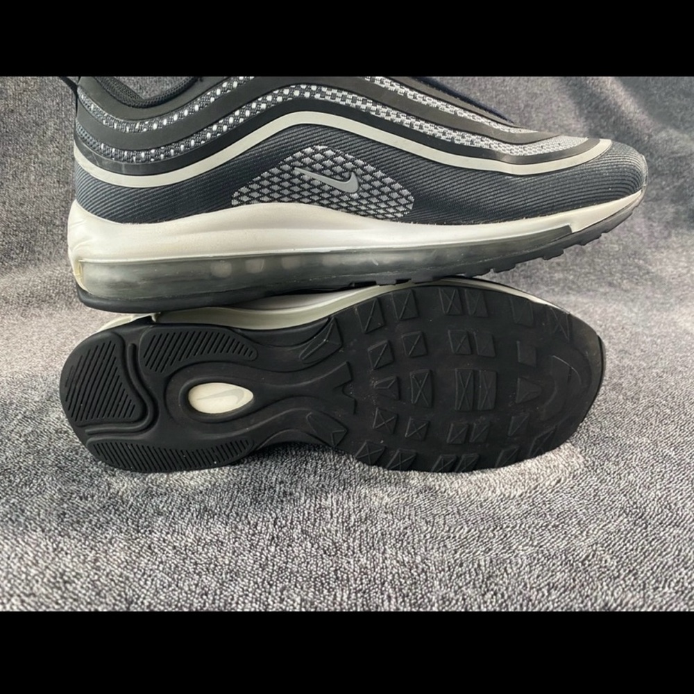 Nike Air Max 97 Navy Blue and Gray Sneakers - Picture 2 of 7